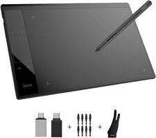 Tablet gráfico VEIKK A30 V2 desenho 10X6 polegadas com caneta sem bateria comprar usado  Enviando para Brazil