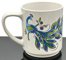 Ceramic peacock coffee for sale  Austin