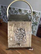 Embossed brass coal for sale  BICESTER
