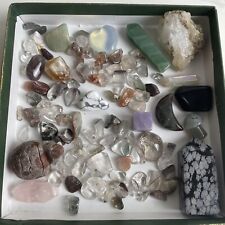 Huge Natural crystal Job Lot Bundle Amethyst Obsidian Citrine Howlite Calcite for sale  Shipping to South Africa