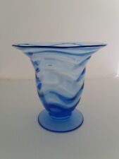 Webb glass blue for sale  LEIGHTON BUZZARD