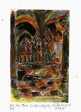 2024 linocut cathedral for sale  REDDITCH
