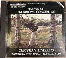 CHRISTIAN LINDBERG/SEGERSTAM/BAMBERGER -  ROMANTIC TROMBONE CONCERTOS CD comprar usado  Enviando para Brazil
