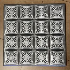 Ceiling Tiles 20x20 Styrofoam Glue Up R40 Antique Silver LOT of 6 pcs AS IS for sale  Shipping to South Africa