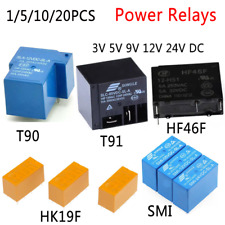 Mini relés de energia de vários tipos DC 3V 5V 9V 12V 24V PCB 4 pinos 5 pinos 6 pinos 8 pinos comprar usado  Enviando para Brazil
