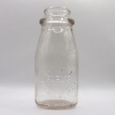 ANTIQUE RARE JOHANNA FARMS FLEMINGTON N.J.  ONE HALF PINT GLASS MILK BOTTLE, used for sale  Shipping to South Africa