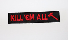 Patch Metallica "Kill 'em All" bordado Iron-on Thrash Metal Testament Slayer comprar usado  Enviando para Brazil