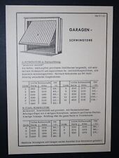 Altes werbeblatt garagen gebraucht kaufen  St Johann