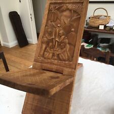 Vintage Wooden Hand Carved African Birthing Chair  for sale  Shipping to South Africa