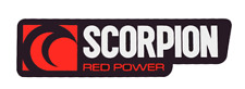 Adesivo/decalque Scorpion red power x2 para moto/capacetes 100mm x 30mm comprar usado  Enviando para Brazil
