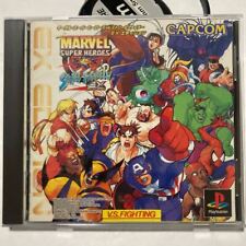 Ps Marvel Super Heroes Vs. Street Fighter Ex Edition Playstation PS1 VS comprar usado  Enviando para Brazil
