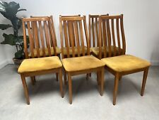 Set Of 6 Vintage  Mid Century Stateroom Dining Chairs In Mustard Upholstery for sale  Shipping to South Africa