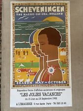 Affiche scheveningen jolies d'occasion  Paris I