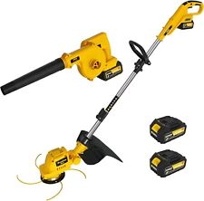 Used, IMOUMLIVE 2 IN 1 Brushless Electric Weed Wacker & Leaf Blower, 2PCS 21V 3.0Ah for sale  Shipping to South Africa