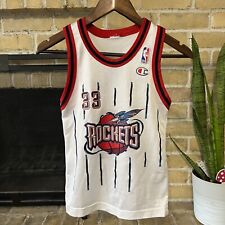 Vintage Houston Rockets NBA Pippen 33 Champion Jersey White Kids Size Small 6-8 for sale  Shipping to South Africa