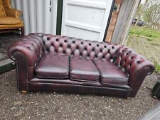 Chesterfield oxblood wine for sale  RUGELEY