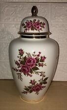 Deckelvase urne rosendekor gebraucht kaufen  Limeshain