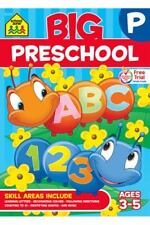 Livro de exercícios pré-escolar School Zone Big: habilidades de aprendizagem para crianças de 3 a 5 anos,..., usado comprar usado  Enviando para Brazil