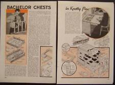Cofre/escritorio/secretario de soltero - Knotty Pine 1941 cómo construir planos segunda mano  Embacar hacia Argentina