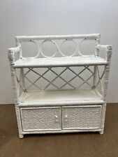 Vintage white wicker for sale  Hershey