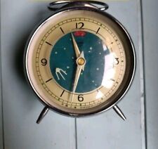 Usado, Reloj despertador satelital vintage Sputnik diamante cuerda, reloj despertador raro segunda mano  Embacar hacia Argentina