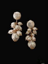 Orecchini perle barocche usato  Maglie