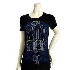 Camiseta feminina Fox Riders Motor Cross Racing preta ajustada tamanho pequeno comprar usado  Enviando para Brazil