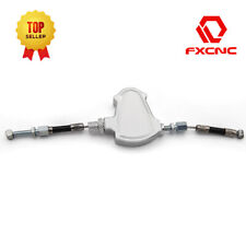 CNC Motorcross Race Stunt Clutch Pull Cable Lever Easy System Universal Silver for sale  Shipping to South Africa