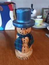 Treen. wooden snowman. for sale  BRADFORD