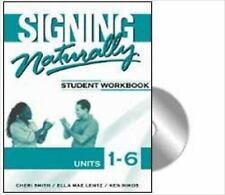 Signing Naturally de Smith, Lentz (Libro de trabajo para estudiantes, libro de unidades 1-6 con DVD) segunda mano  Embacar hacia Argentina