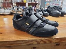 Usado, Sapatos masculinos Lacoste de camurça com alça Misano - Preto / Cinza - Dourado [7-40CMA0061237] comprar usado  Enviando para Brazil