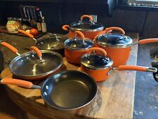 Rachael Ray Nonstick Cookware Set | Orange for sale  Shipping to South Africa