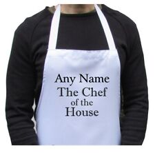 Personalised apron chef for sale  SWINDON