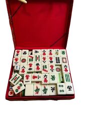 Conjunto de Mahjong Chinês Vintage Azulejos Tradicionais Mah-Jong Caixa de Jogo Instruções comprar usado  Enviando para Brazil
