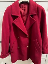 Cappotto lana rosso usato  Roma