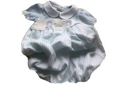 Baby romper blue for sale  WALSALL