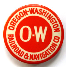 O-W OREGON-WASHINGTON RAILROAD & NAVIGATION CO. celluloid pocket mirror yy for sale  Shipping to South Africa