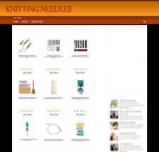 Knitting needles website for sale  LONDON