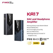 FiiO KA17 Portable USB DAC Audio HiFi Decoder, Dual ES9069Q PCM768DSD512 (Black) for sale  Shipping to South Africa