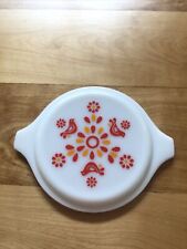 Vtg  PYREX Friendship Milk Glass 20-C 9 Replacement Casserole Lid, used for sale  Mammoth Spring