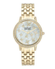 Relógio de quartzo feminino Badgley Mischka tom dourado feminino - BA/1390GMGB ($150 MSRP) comprar usado  Enviando para Brazil