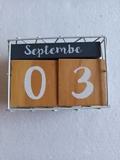 Calendar wired block for sale  Shipping to Ireland