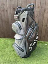Titleist StaDry Waterproof 14 Way Golf Cart Bag Black/Grey *Nice See Description for sale  Shipping to South Africa