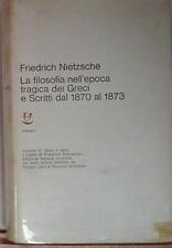 Nietzsche opere complete. usato  Italia