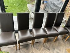 Six brown leather for sale  HORNCHURCH