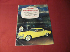 Folleto de venta grande Studebaker 1954 catálogo original segunda mano  Embacar hacia Argentina