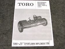Toro sportslawn parts for sale  Bremen