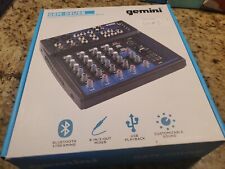 Usado, Equipo de audio profesional Gemini 8 canales estudio en vivo Bluetooth mezcladores sin alimentación DJ segunda mano  Embacar hacia Argentina