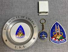 Vtg Boy Scout 1977 South Central Region Mixed Lot Patch Metal Plate Keychain for sale  Shipping to South Africa