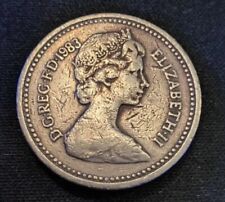 Hermosa moneda rara de una libra GB Queen Elizabeth II 1983. Prueba sin clasificar como 👍 segunda mano  Embacar hacia Argentina